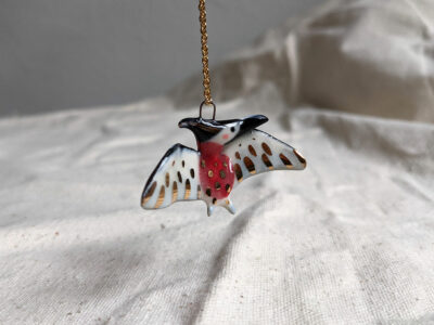 Porcelain pendant : Pterosaur - Bullfinch - Image 4