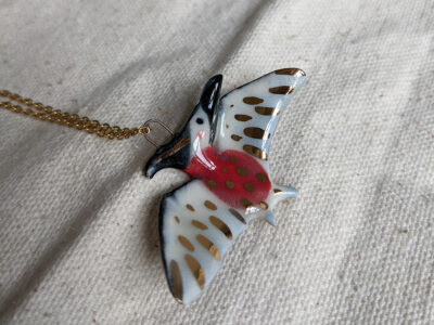 Porcelain pendant : Pterosaur - Bullfinch - Image 2