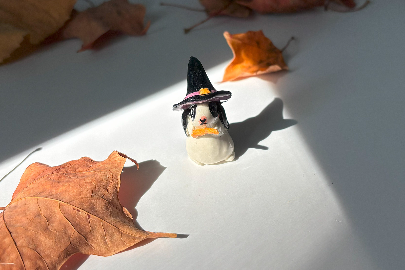 Alternative view of Porcelain Figurine- Wizard Lop Bunny