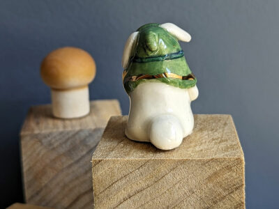 Wizard Lop Bunny Porcelain Figurine - Image 6