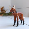 Maned Wolf porcelain figurine