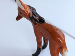 Maned Wolf porcelain figurine