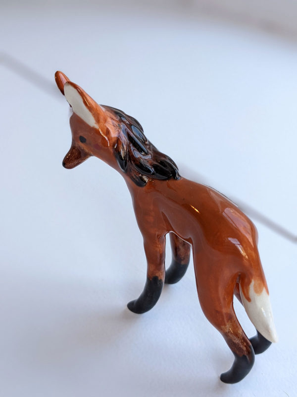 Maned Wolf porcelain figurine