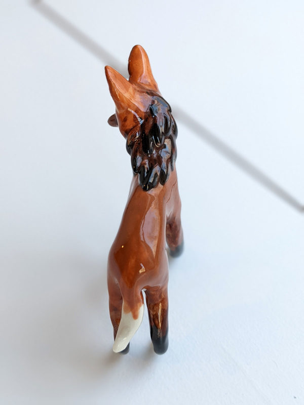 Maned Wolf porcelain figurine