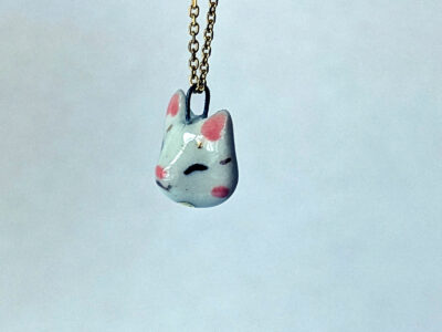 Pendentif - Portrait Chat Doré – Image 3