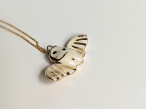 golden owl pendant