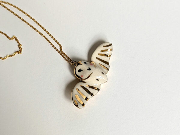 golden owl pendant