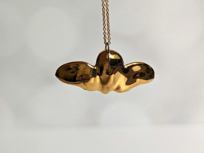 golden owl pendant
