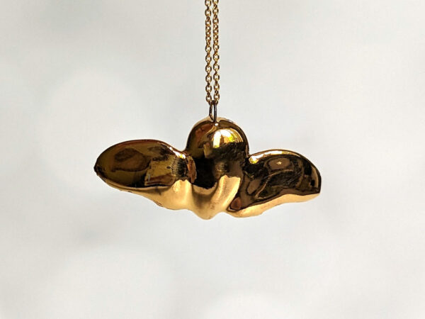 golden owl pendant