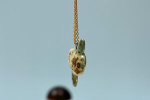Pendentif Poisson Lune Porcelaine – Image 3