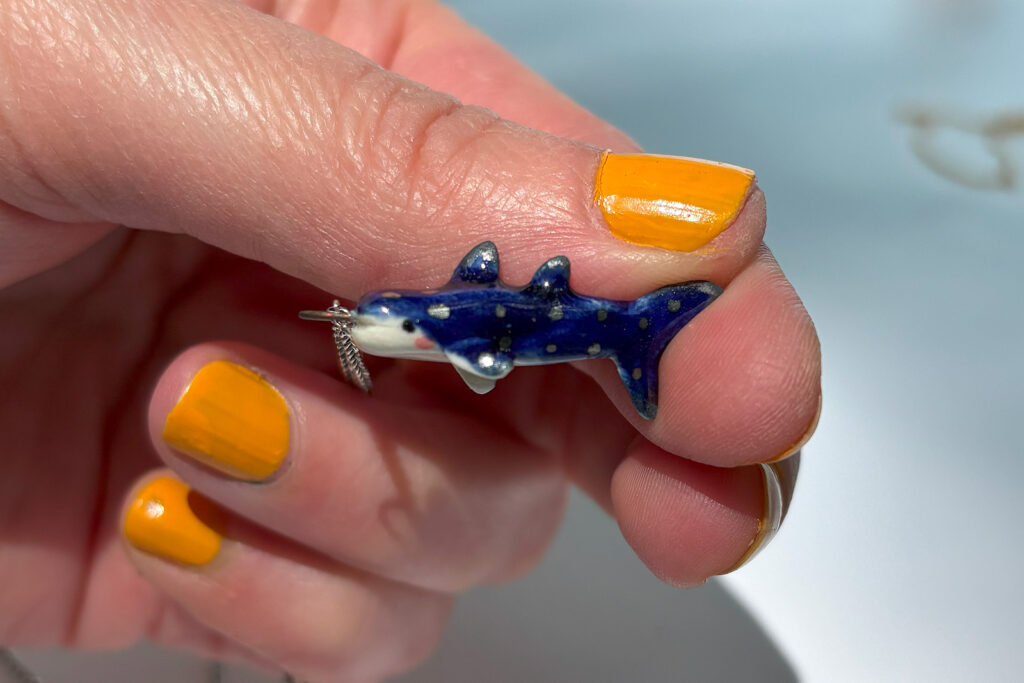 Pendentif Requin Baleine - Nuit étoilée