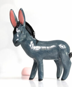donkey porcelain figurine