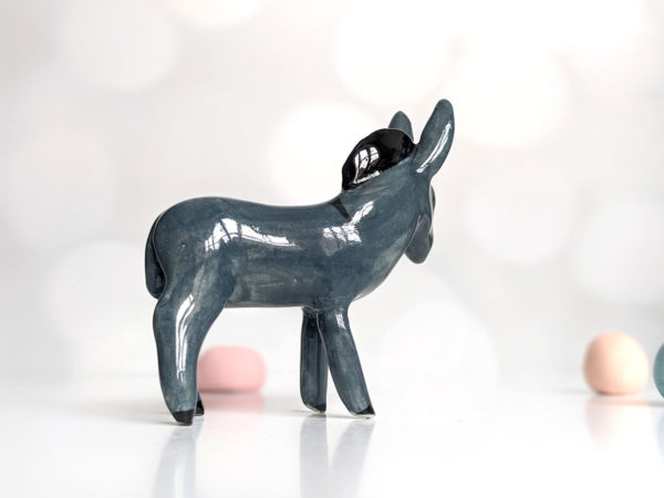 donkey porcelain figurine