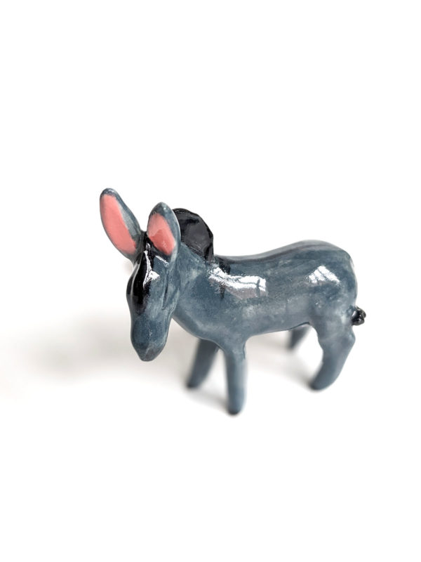 donkey porcelain figurine