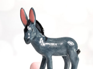 donkey porcelain figurine