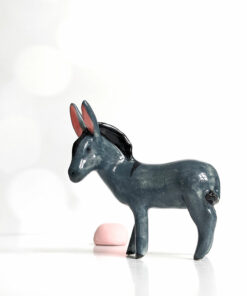 donkey porcelain figurine