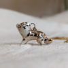 porcelain pendant clouded leopard