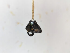 nightsky ray porcelain pendant