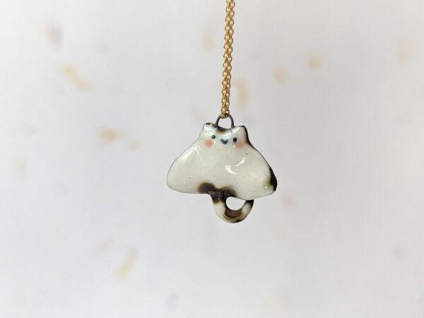 nightsky ray porcelain pendant