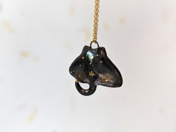 nightsky ray porcelain pendant