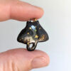 nightsky ray porcelain pendant