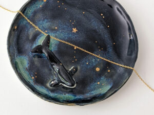 whale jewelry dish