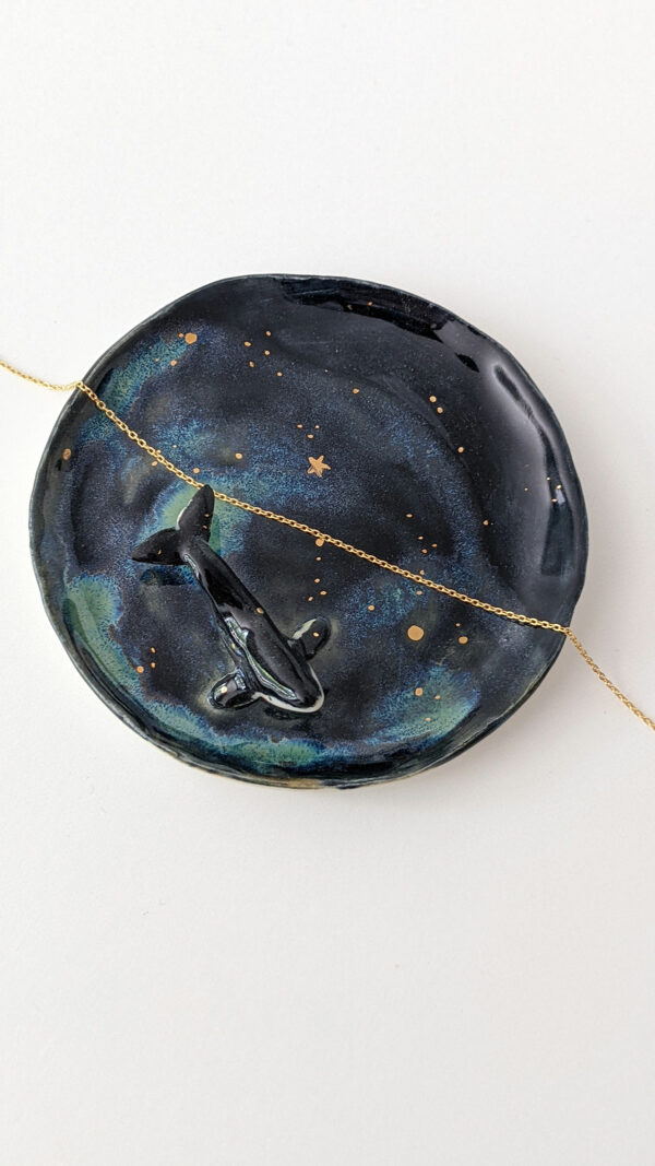 whale jewelry dish