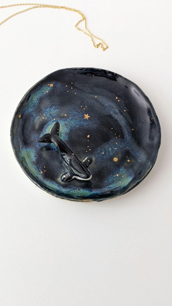 whale jewelry dish