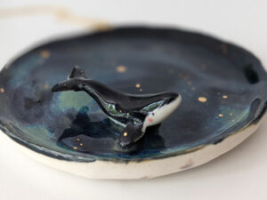 whale jewelry dish