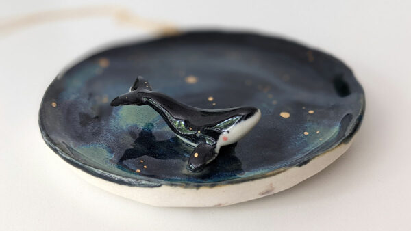 whale jewelry dish