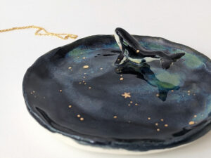 whale jewelry dish