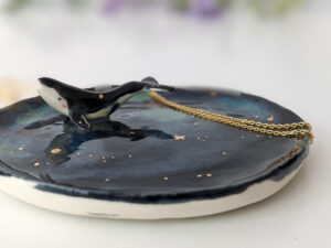 whale jewelry dish