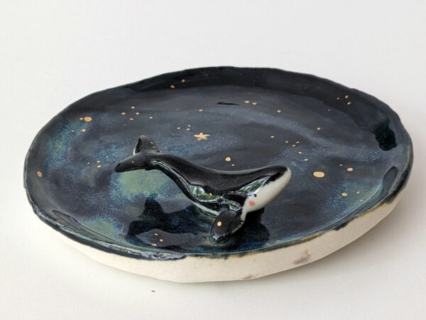 whale jewelry dish