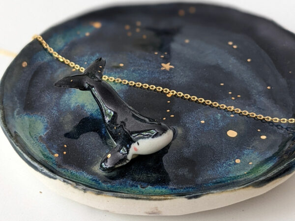 whale jewelry dish