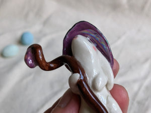 porcelain lop bunny wizard