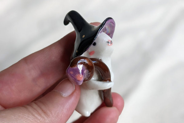 porcelain lop bunny wizard