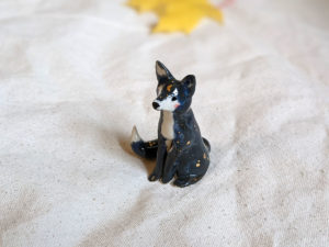 porcelain night fox