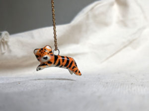 leaping tiger pendant