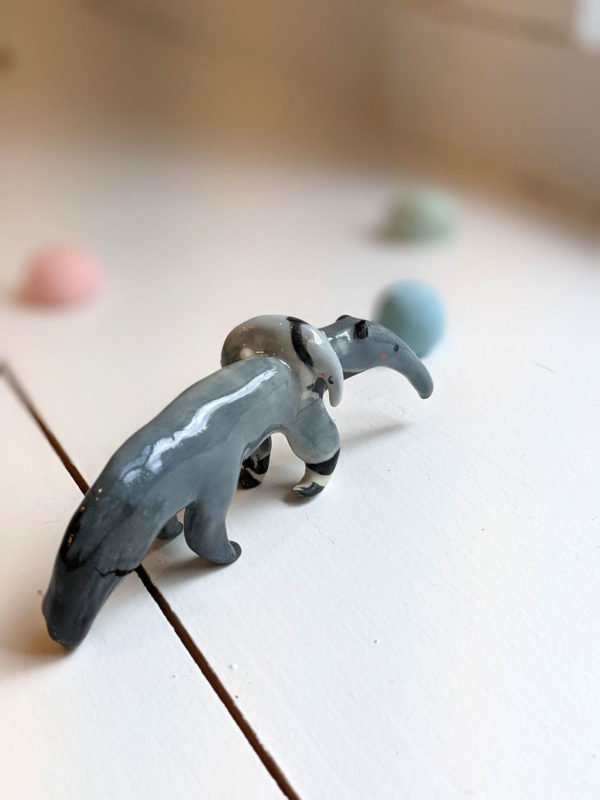 anteater porcelain figurine