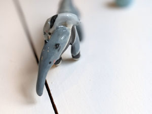 anteater porcelain figurine