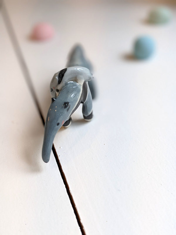 anteater porcelain figurine