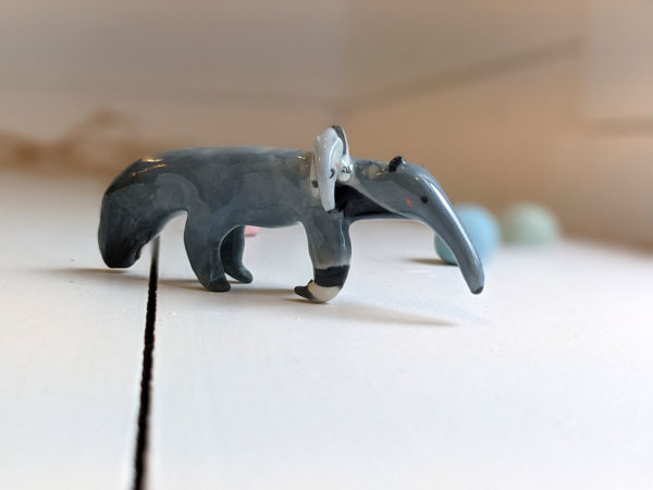 anteater porcelain figurine