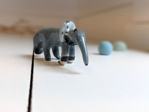 anteater porcelain figurine