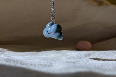 Pendentif Porcelaine : Nuage Meh – Image 3