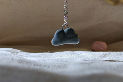 Pendentif Porcelaine : Nuage Meh – Image 2