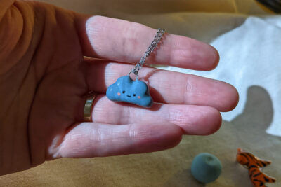 Pendentif Porcelaine : Nuage Meh – Image 6