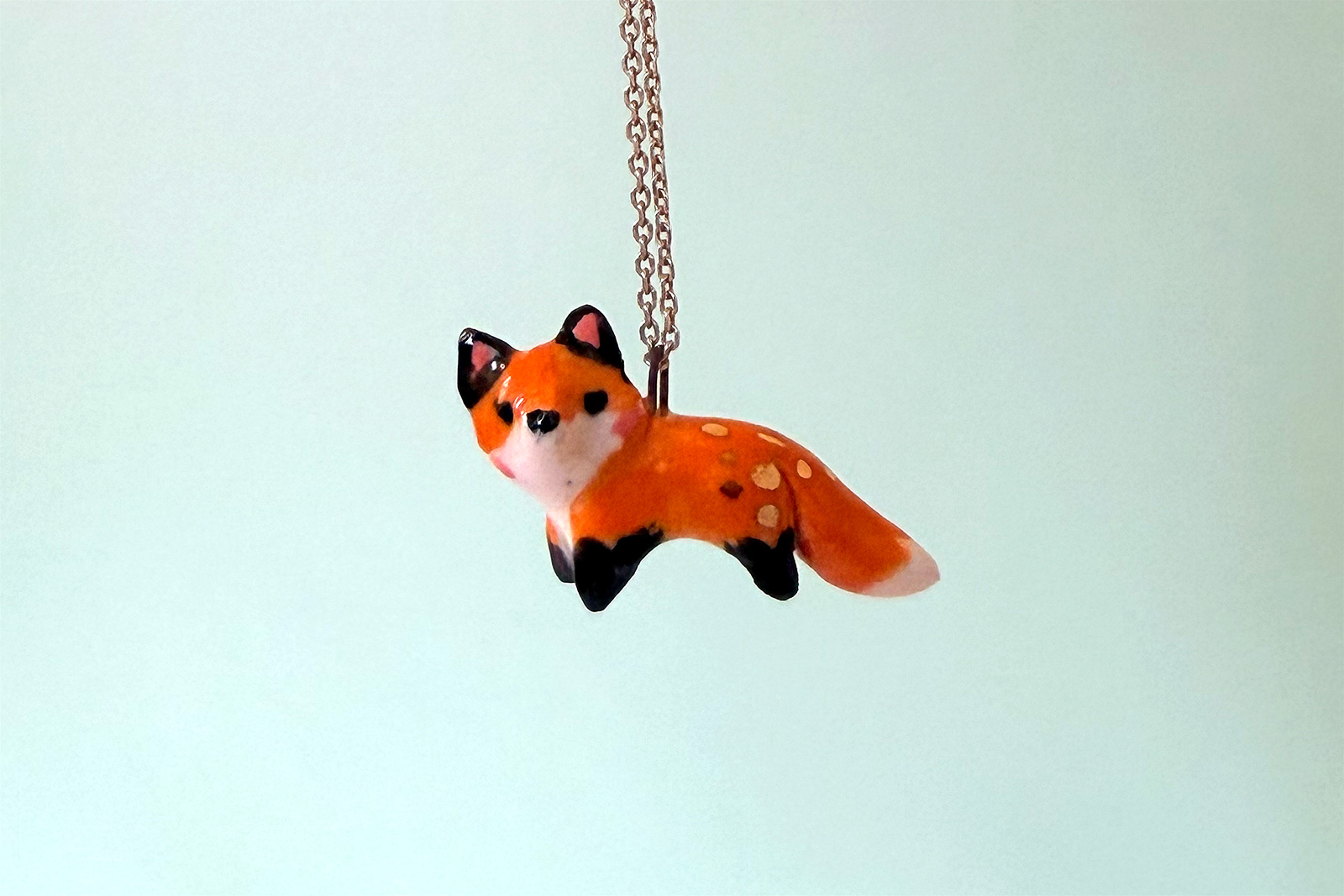 Pendant - Red Fox - gold