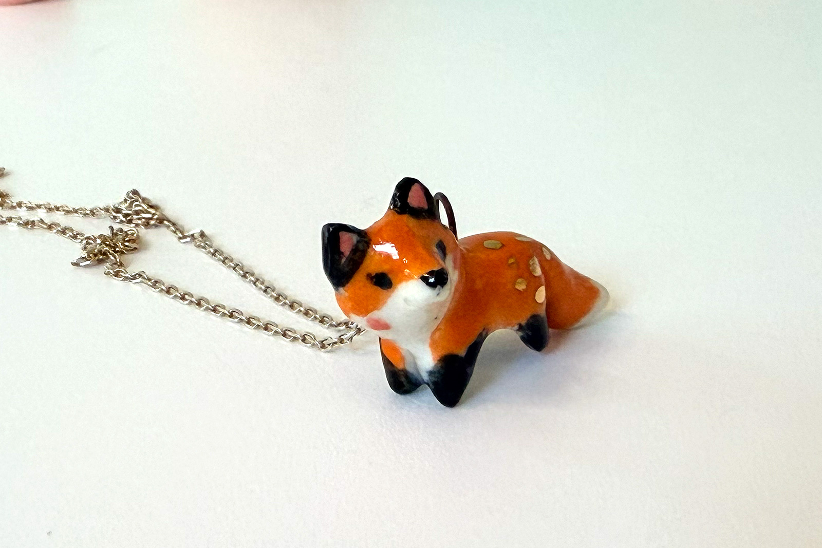 Pendant - Red Fox - gold - Image 3