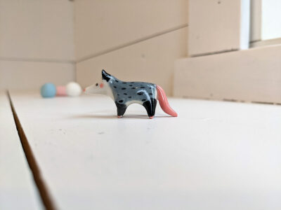 Bébé Opossum porcelaine