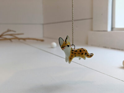 Porcelain Serval Pendant - Image 4